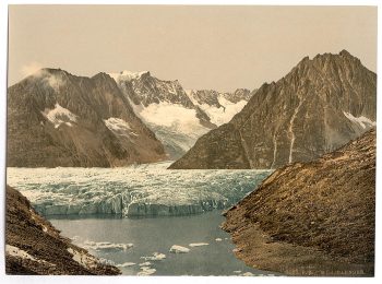 The Marjelensee (7,700 feet above the sea), Valais, Alps of, Switzerland