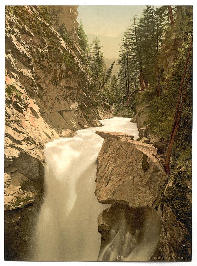 Zermatt, Gorner Gorge, Valais Alps of, Switzerland