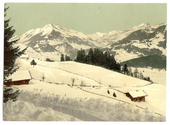 Leysin, Chaussy and the Ormont Valley in winter, Nand, Canton of, Switzerland