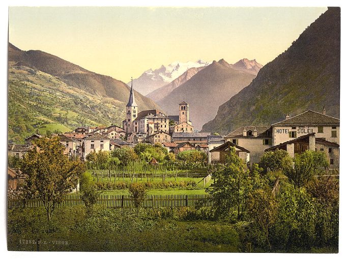 Viege, general view, Switzerland