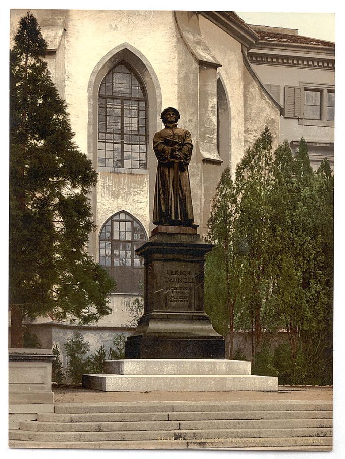 Ulrich Zwingli Monument, Zurich, Switzerland