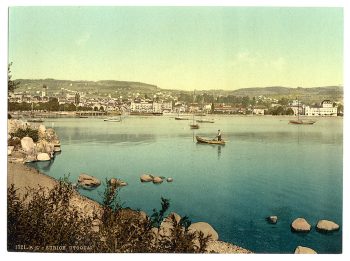 The Utoquay, from Enge Park, Zurich, Switzerland