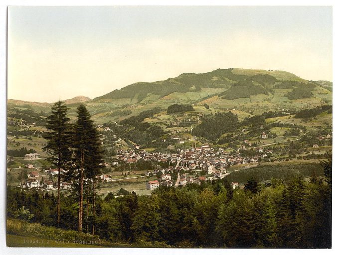 Wald, general view, Zurich, Switzerland