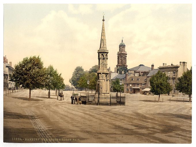 The Cross and horse fair, Banbury, England