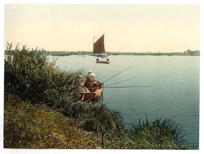 View on the river, Barton Broad, England