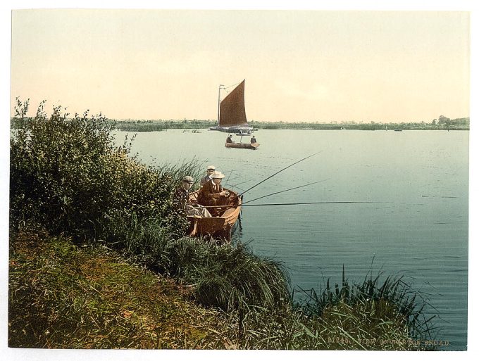 View on the river, Barton Broad, England