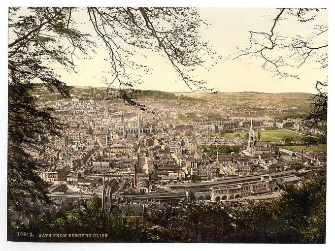 From Beechen Cliff, Bath, England