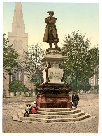 Howard Statue, Bedford, England