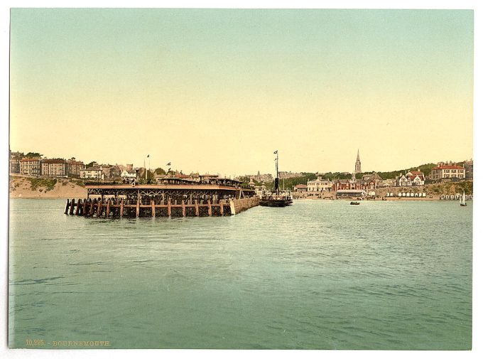 From the sea, Bournemouth, England