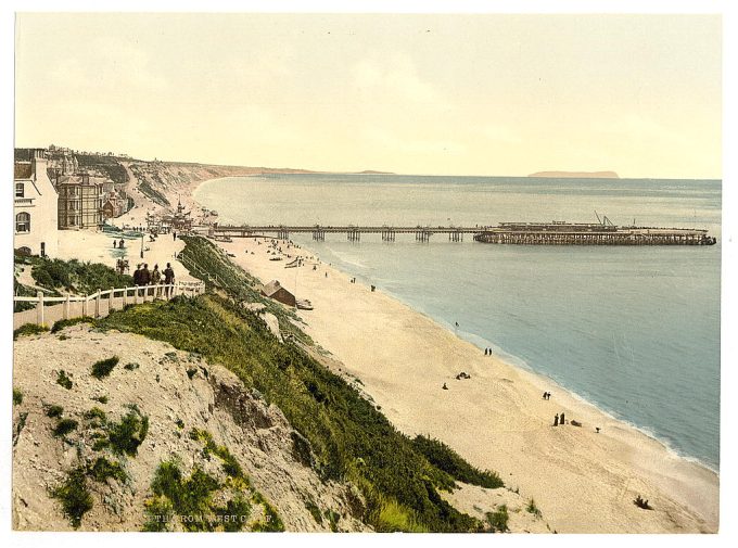 From the West Cliff, Bournemouth, England