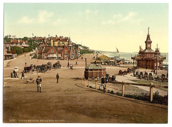 Entrance to the harbor, Bournemouth, England