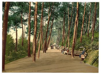 Invalids' walk, Bournemouth, England