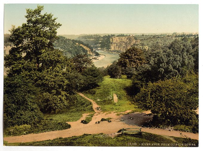 River Avon from Clifton Downs, Bristol, England
