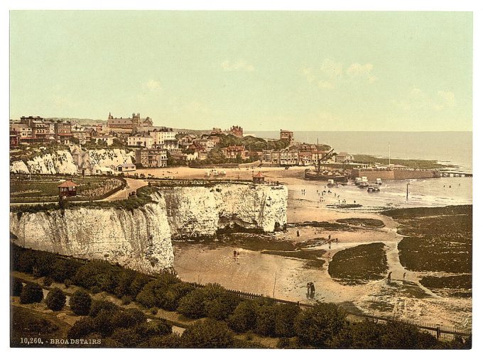 From the cliffs, Broadstairs, England