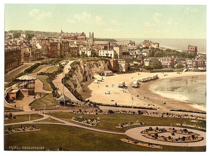 From the gardens, Broadstairs, England