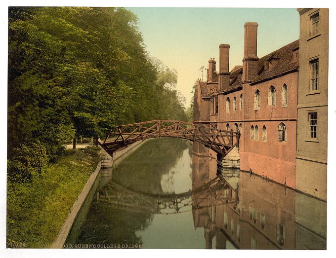 Queen's College Bridge, Cambridge, England