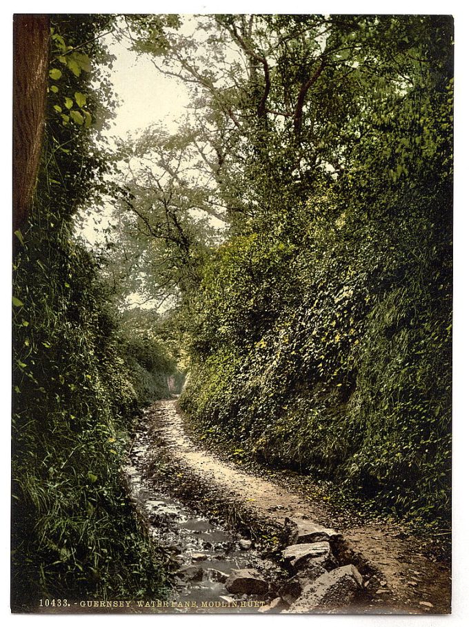 Guernsey, water lane, Moulin Huet, Channel Islands, England