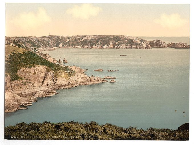 Guernsey, Moulin Huet Bay and Saints' Bay, Channel Islands, England