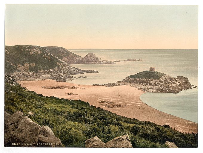 Jersey, Portelet Bay, I, Channel Islands, England