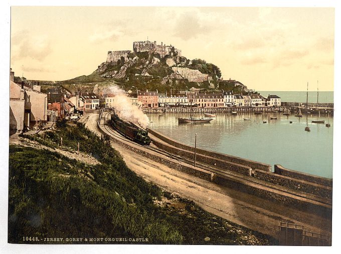 Jersey, Gorey and the castle, Channel Island, England