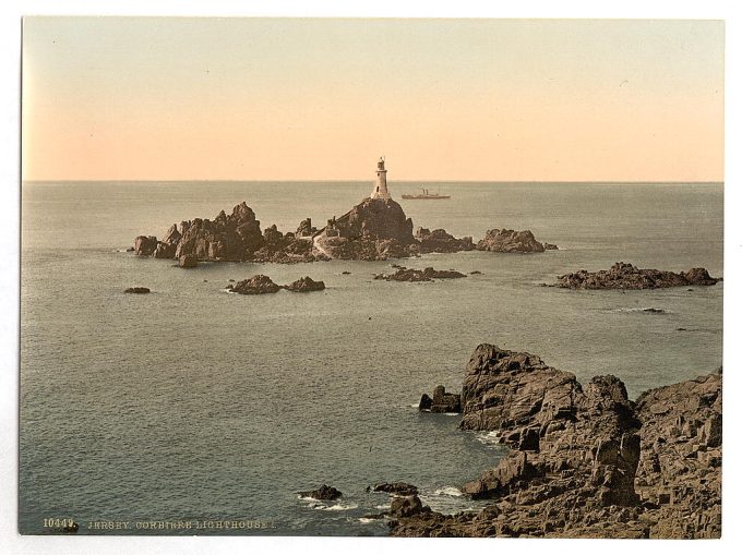 Jersey, Corbiere Lighthouse, I, Channel Islands, England
