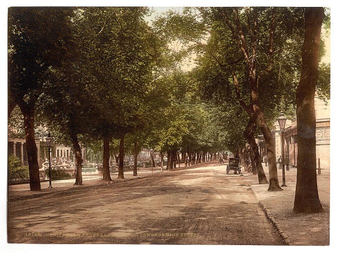 Promenade looking towards Hight Street, Cheltenham, England