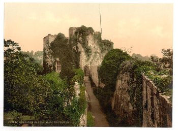 Castle, Marten's Tower, Chepstow, England