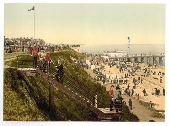 From the cliffs, Clacton-on-Sea, England