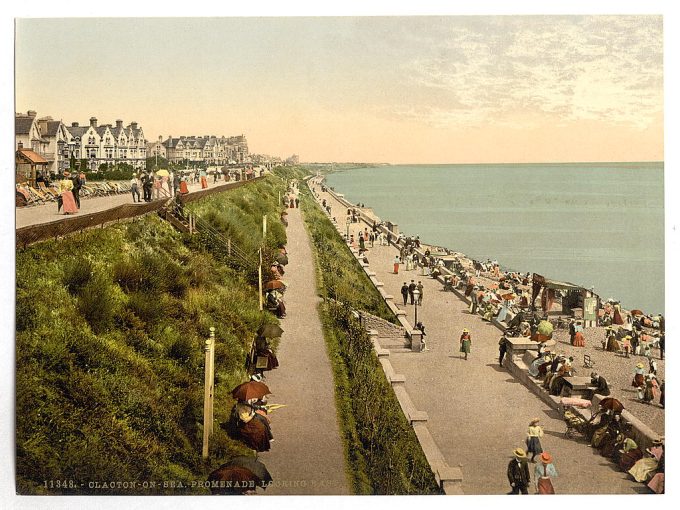 Promenade looking east, Clacton-on-Sea, England