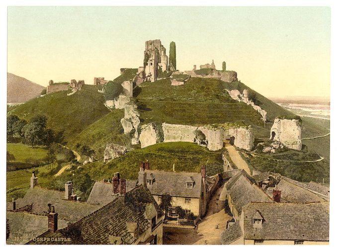 Corfe Castle, Corfe, England