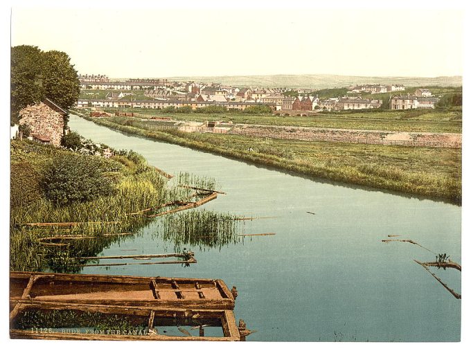 Bude, from the canal, Cornwall, England