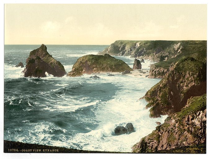 Coast view, Kynance, Cornwall, England