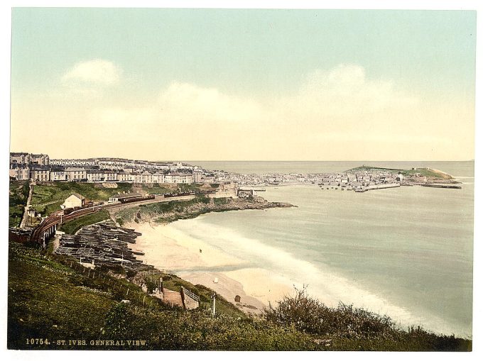St. Ives, general view, Cornwall, England