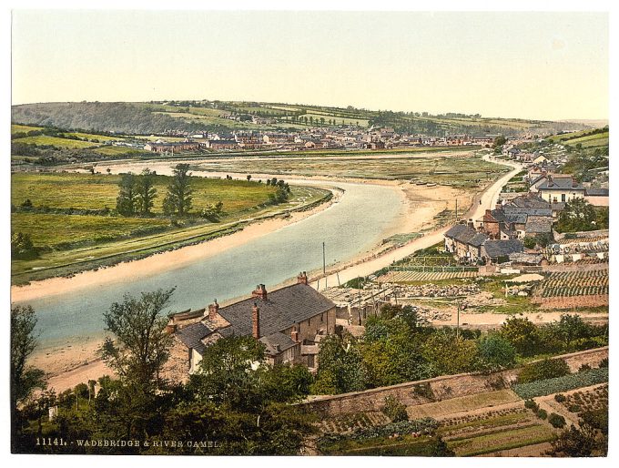 Wadebridge and River Carmel, Cornwall, England