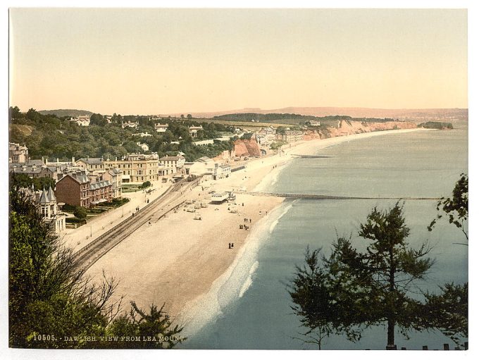 View from Lea Mount, Dawlish, England