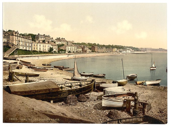 Boating beach, Dawlish, England