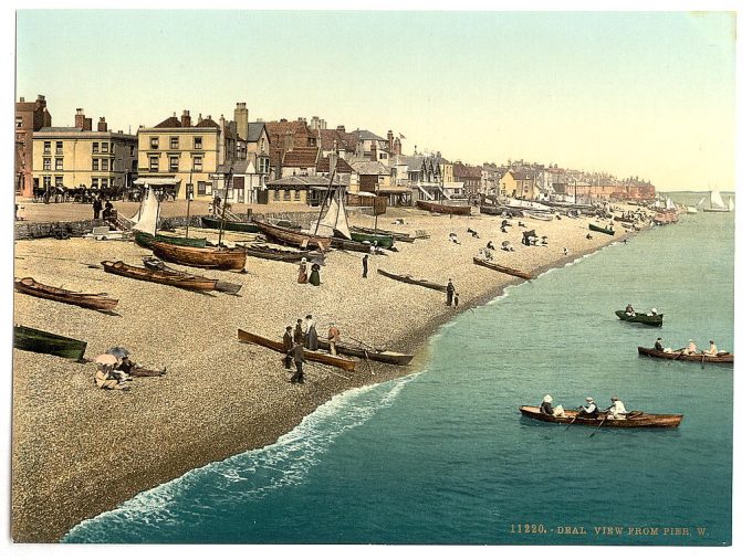 View from pier W, Deal, England