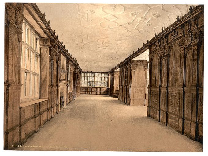 Haddon Hall, the ball room, Derbyshire, England