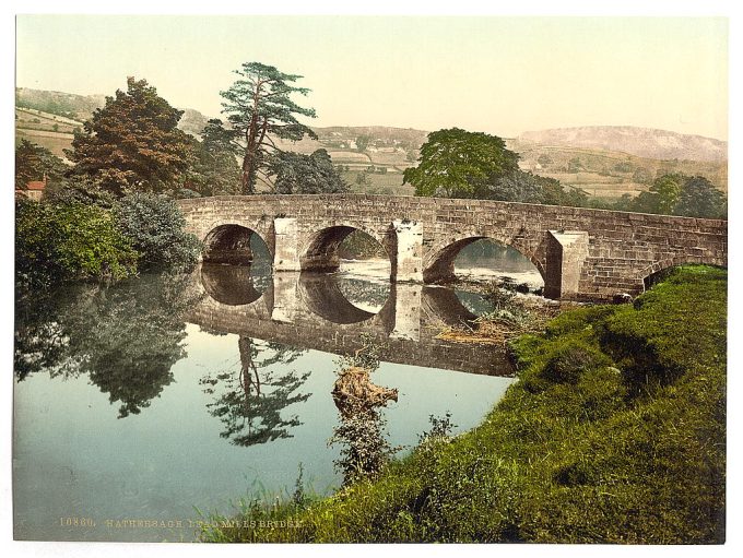 Hathersage, Lead Mills Bridge, Derbyshire, England