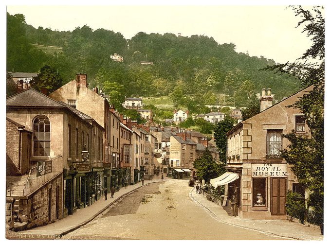 Matlock South Parade and Heights of Abraham, Derbyshire, England