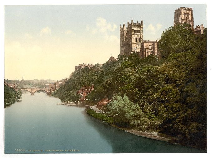 The cathedral and castle from the bridge, Durham, England