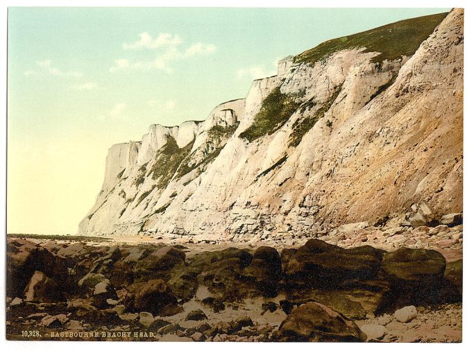 Beachy Head from below, Eastbourne, England