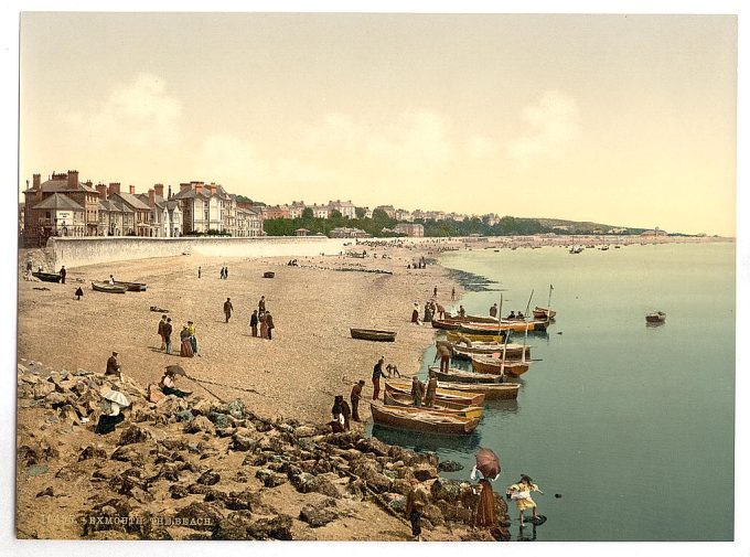 The beach, Exmouth, England