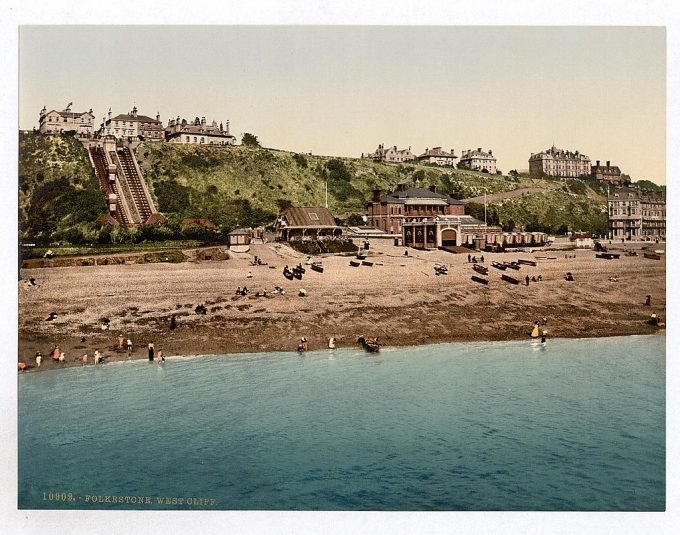 West Cliff, Folkestone, England