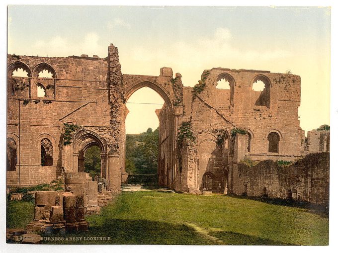 Looking east, Furness Abbey, England