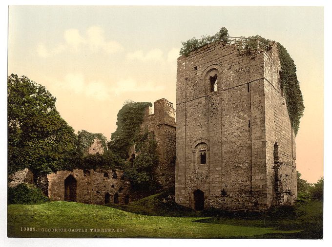 Castle, the keep, Goodrich, England