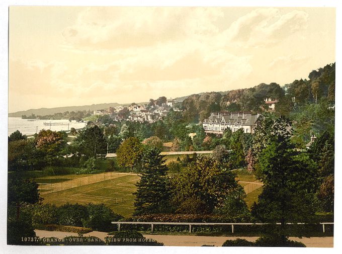 View from hotel, Grange-over-Sands, England