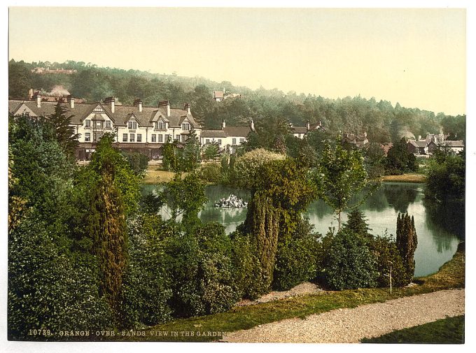 View in gardens, Grange-over-Sands, England