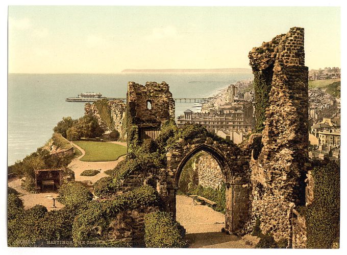 The castle, Hastings, England