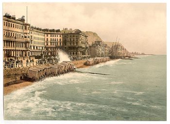 The parade, Hastings, England